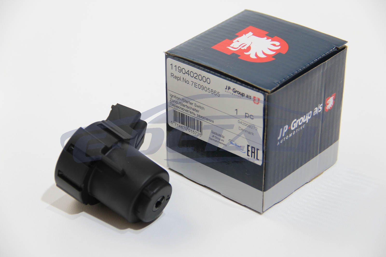 1190402000 JP GROUP Контактная группа замка зажигания T5/T6/Amarok 09-